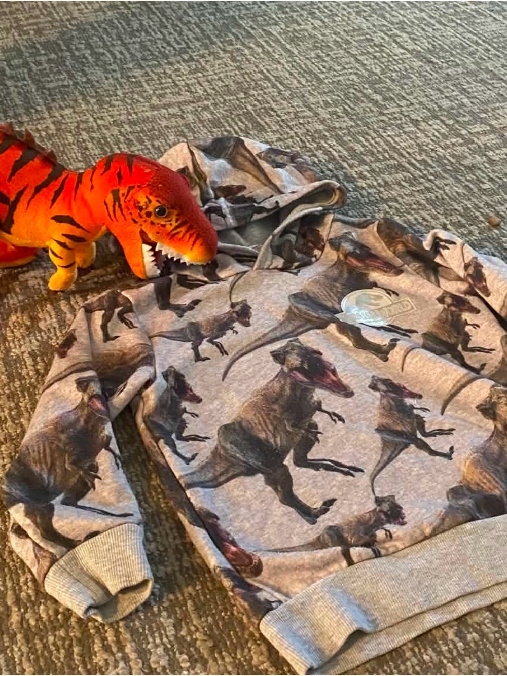 Jurassic World Hoodie & Plush (3/4T)